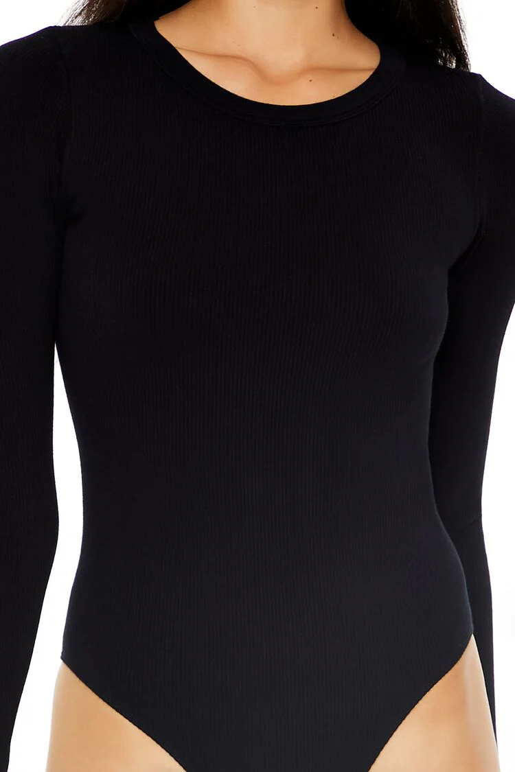 Seamless Ribbed Bodysuit - Image 3