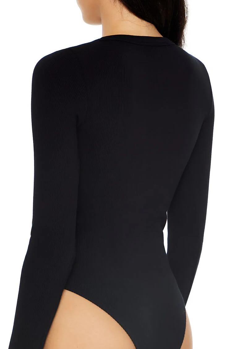 Seamless Ribbed Bodysuit - Image 5