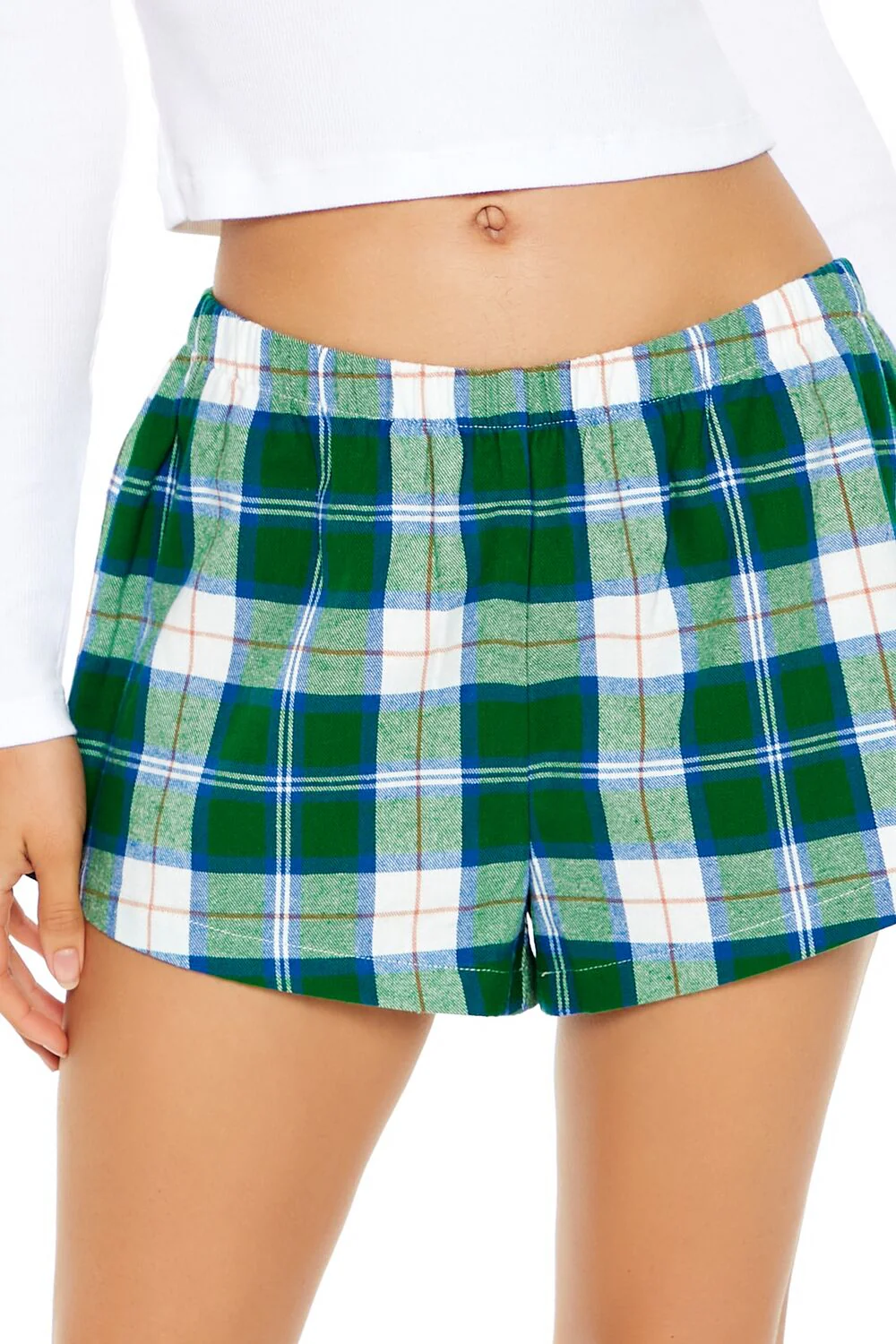Plaid Pajama Shorts - Image 5
