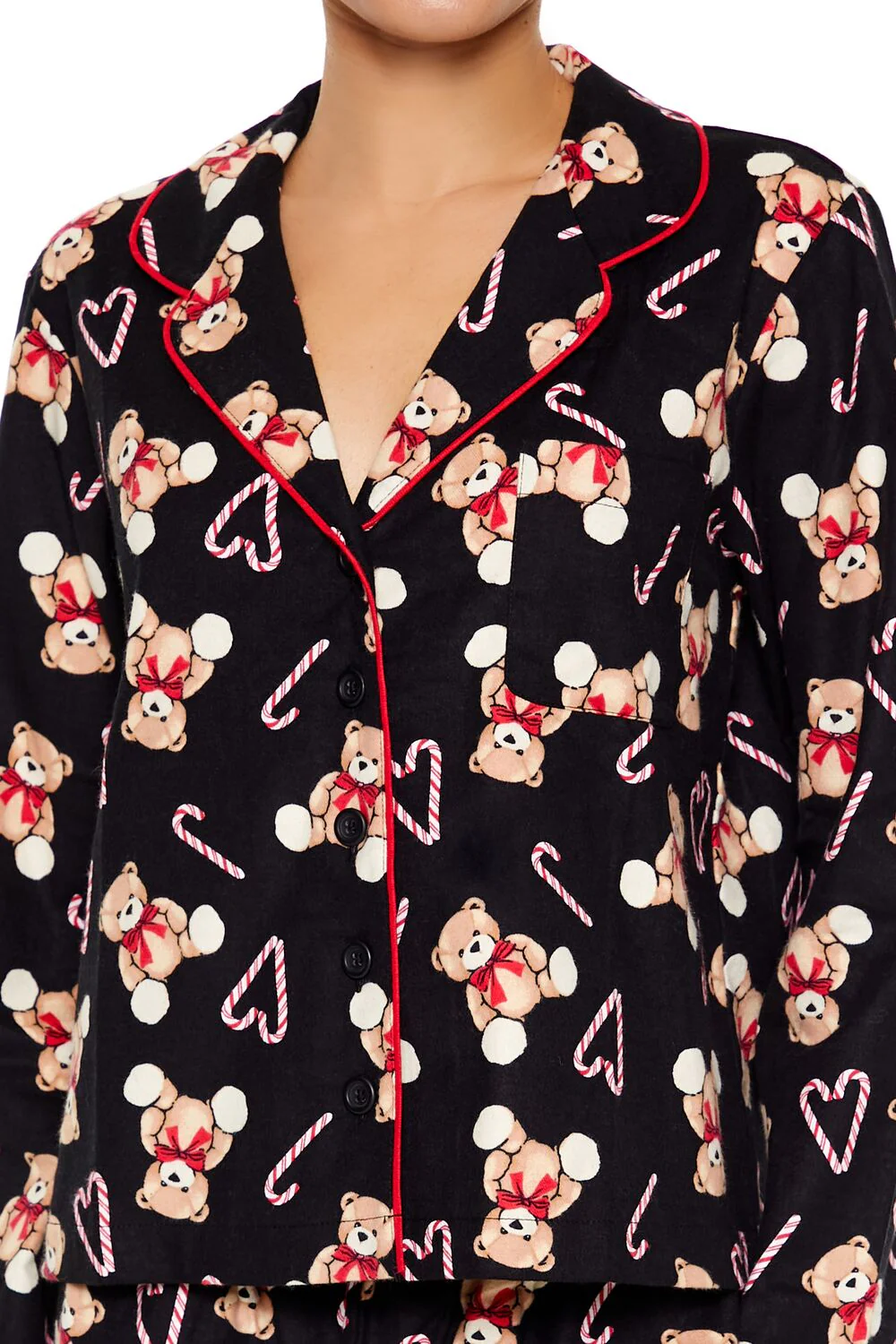 Teddy Bear Shirt & Shorts Pajama Set - Image 5