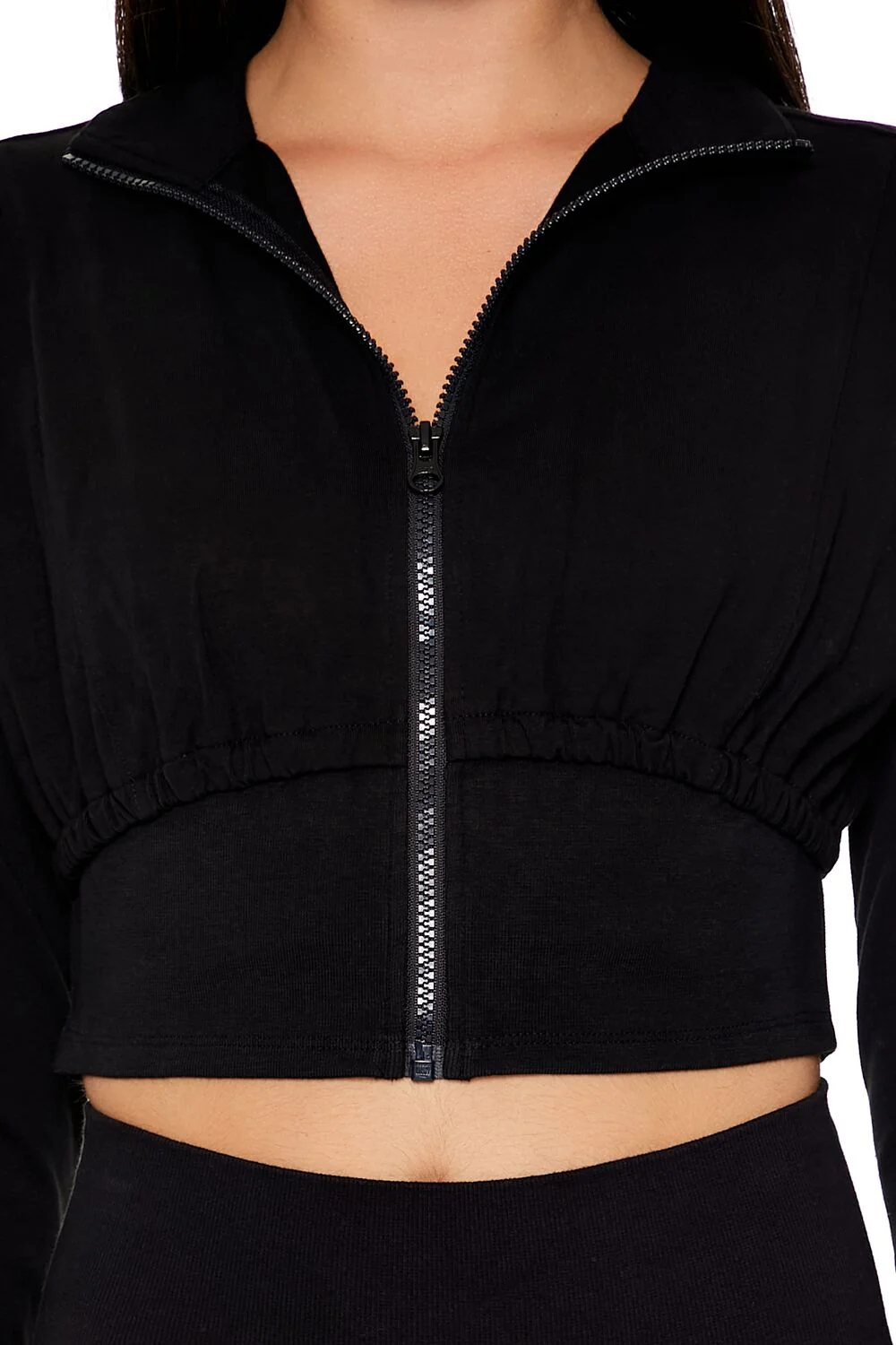 Active Cropped Zip-Up Jacket - Image 3