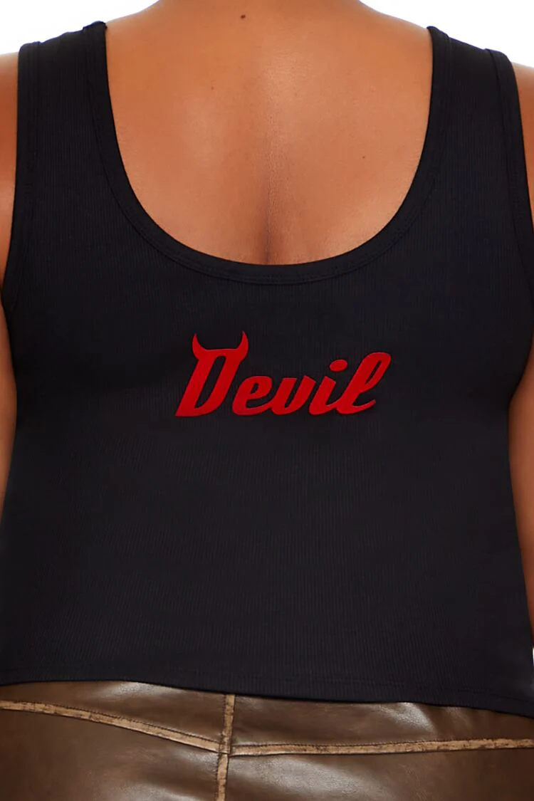 Plus Size Angel Devil Tank Top - Image 5