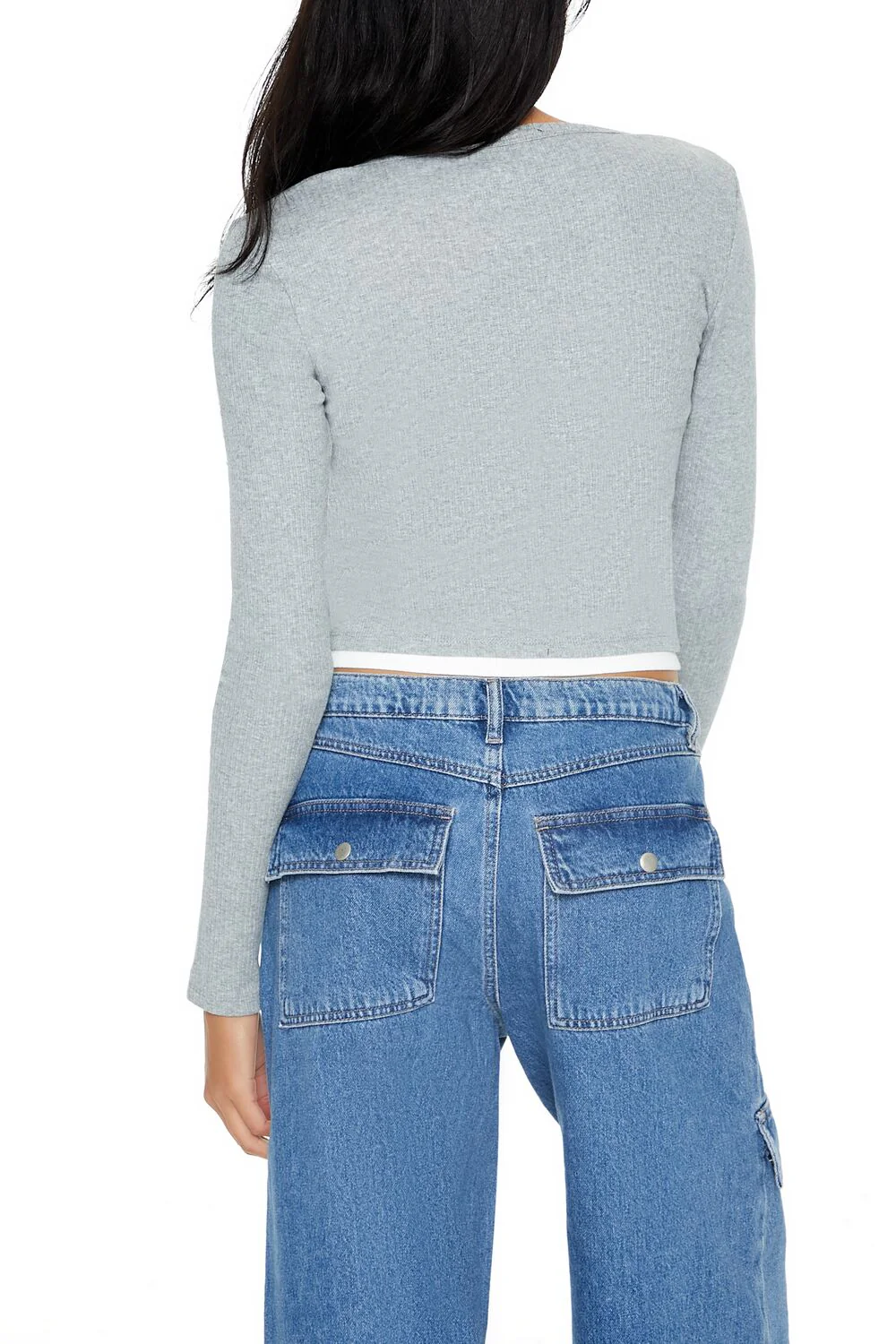 Layered Henley Combo Top - Image 5