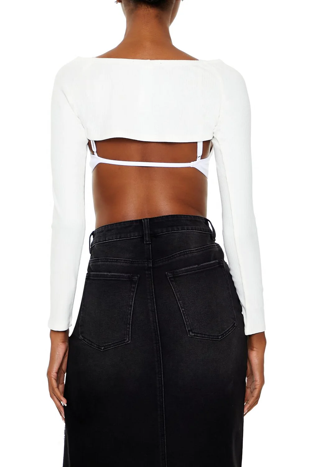 Ribbed Shrug Sweater - Image 5