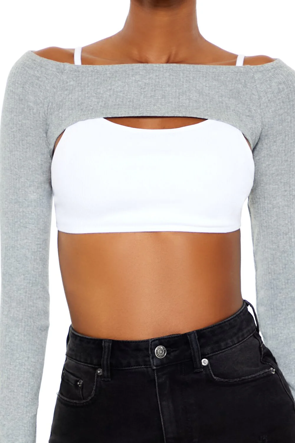 Ribbed Shrug Sweater - Image 8