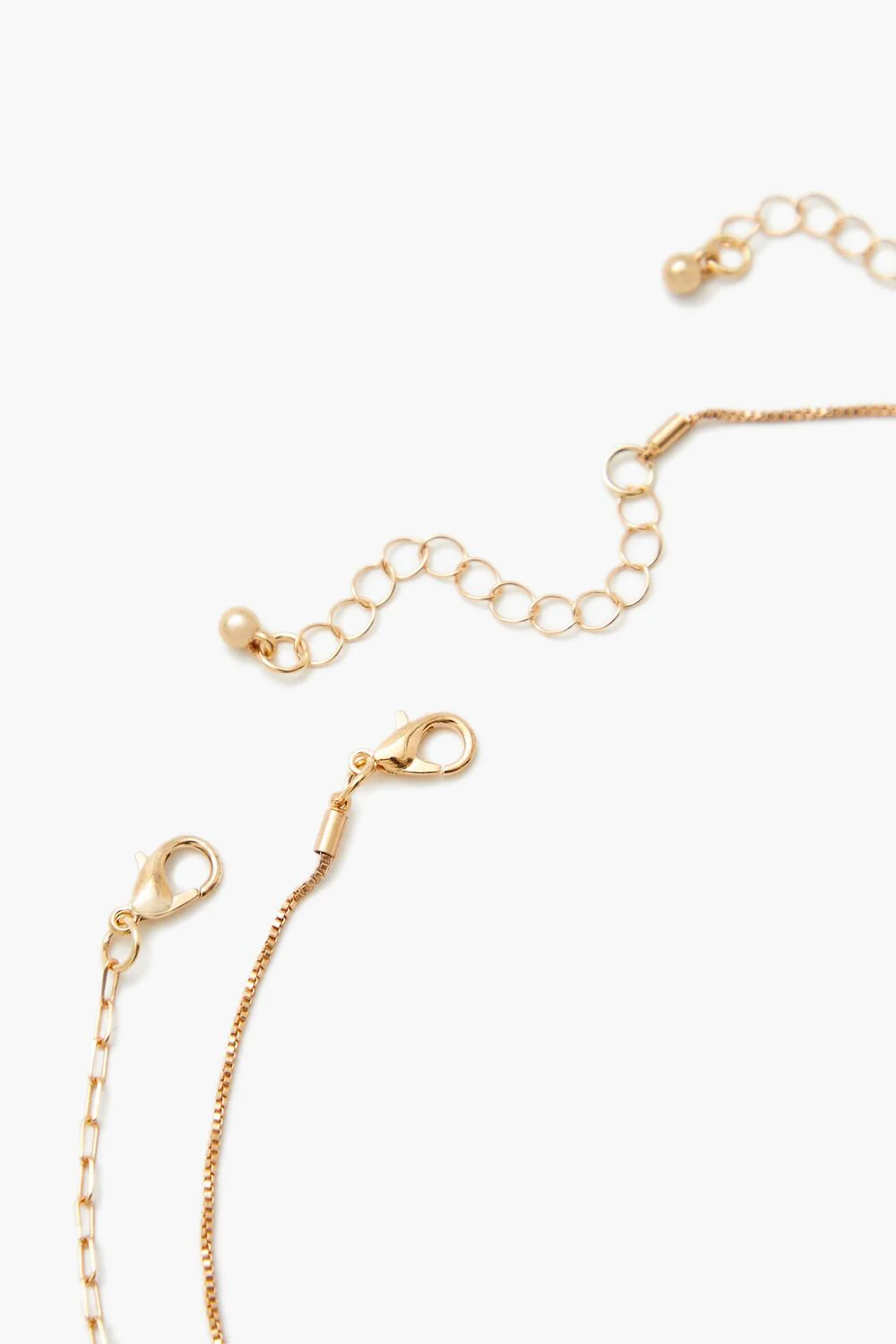 Box & Anchor Chain Necklace Set - Image 3