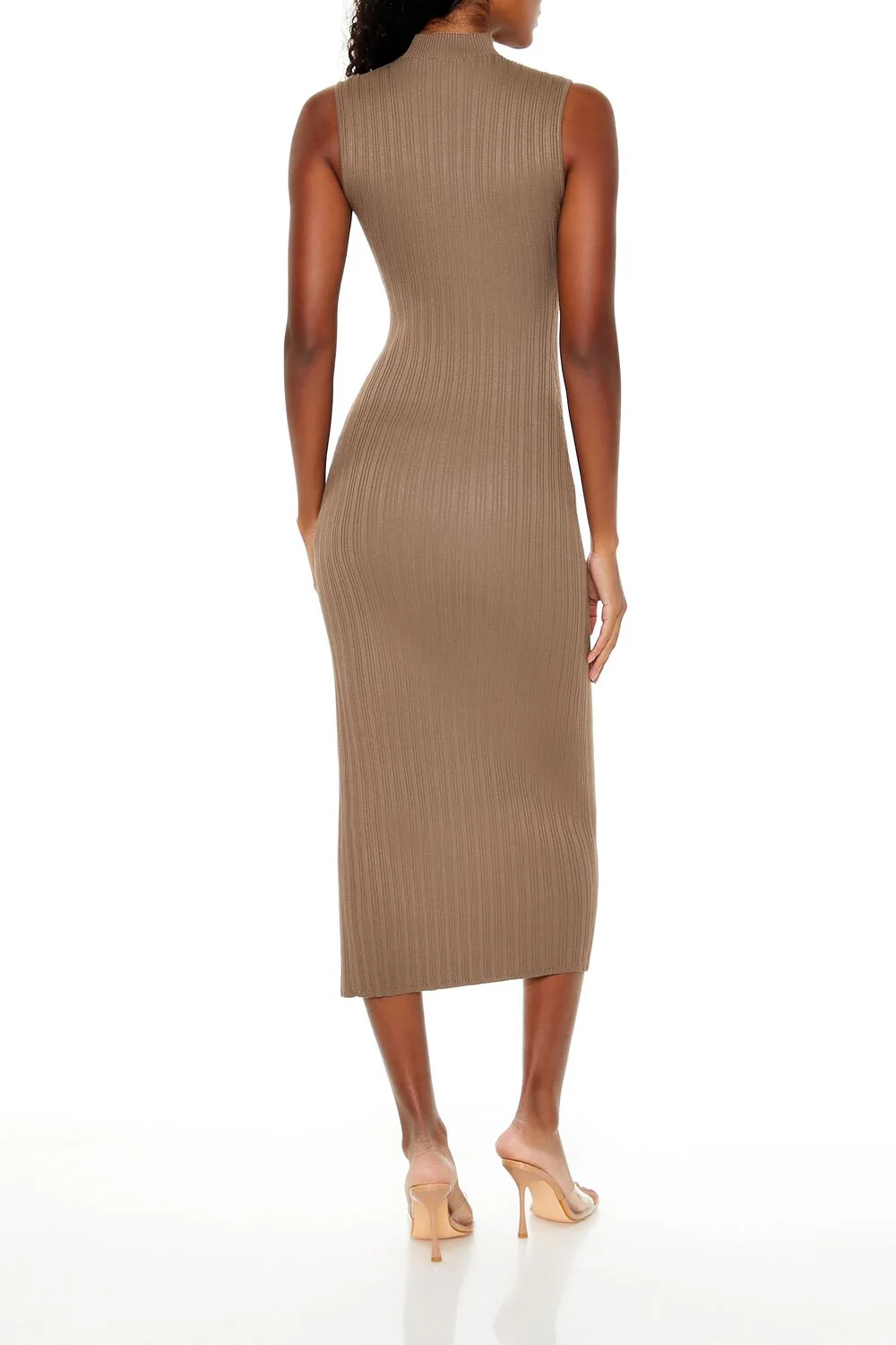 Mock Neck Midi Sweater Dress - Image 9