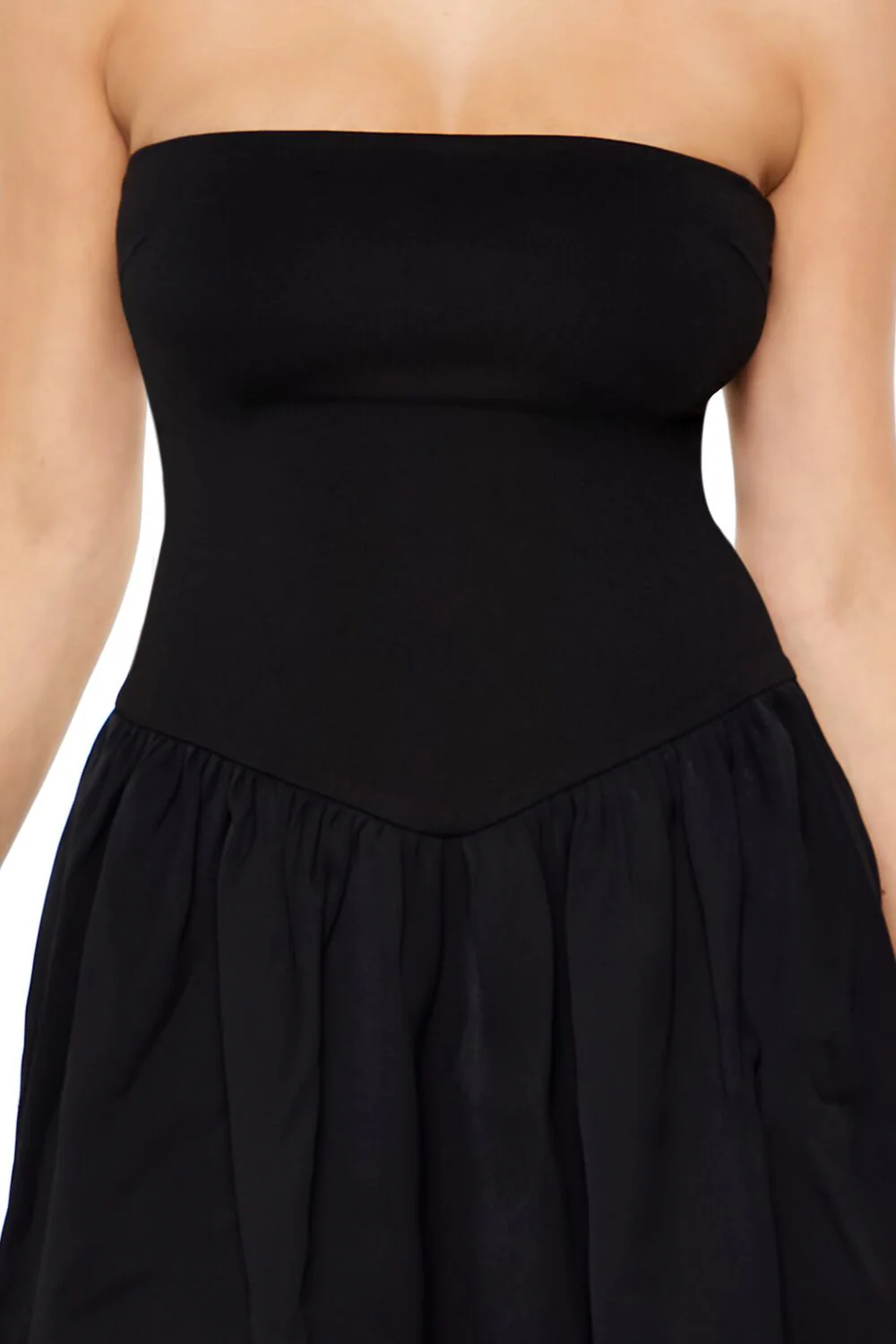 Strapless A-Line Mini Dress - Image 5