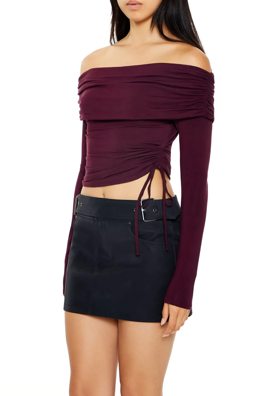 Off-the-Shoulder Crop Top - Image 9