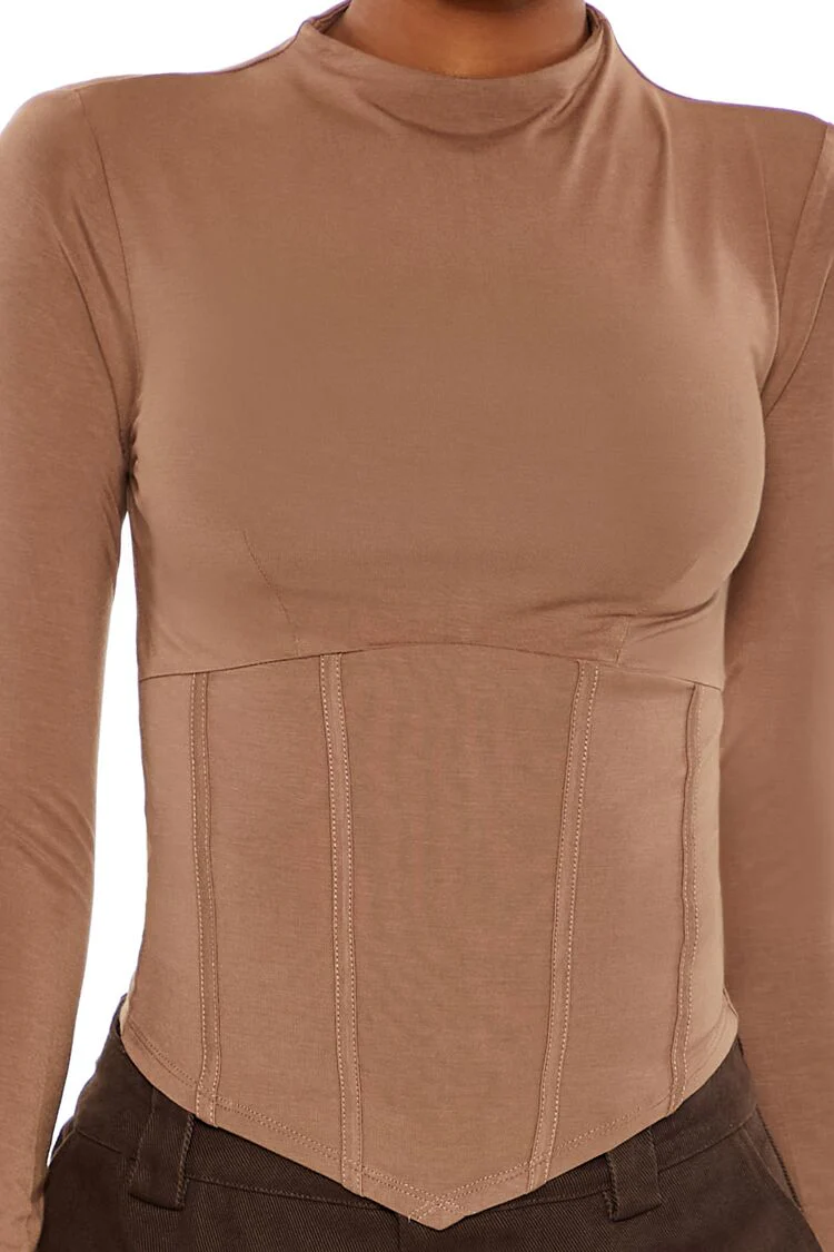Corset High-Neck Top - Image 8