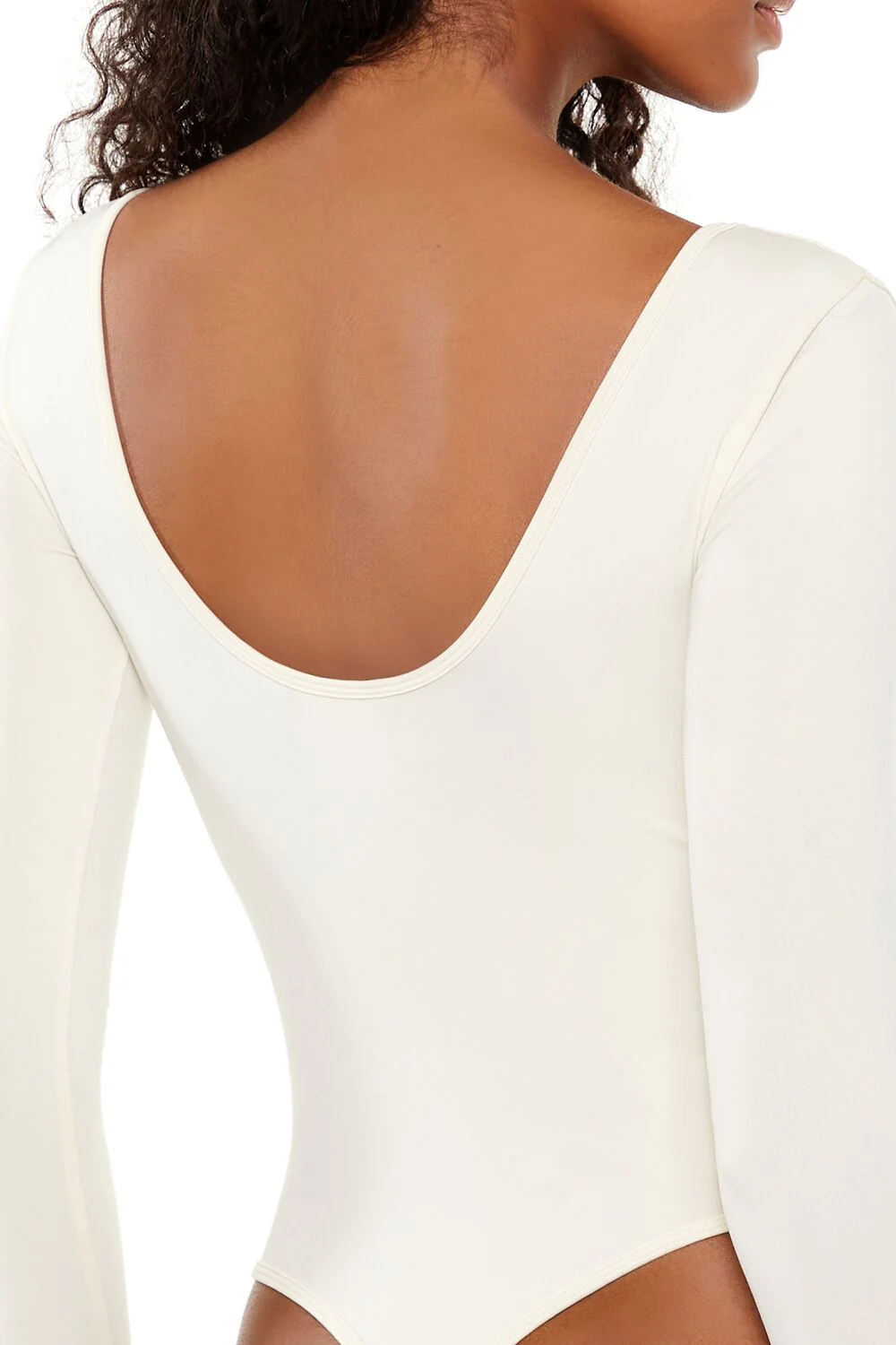 Seamless Thong V-Neck Bodysuit - Image 25