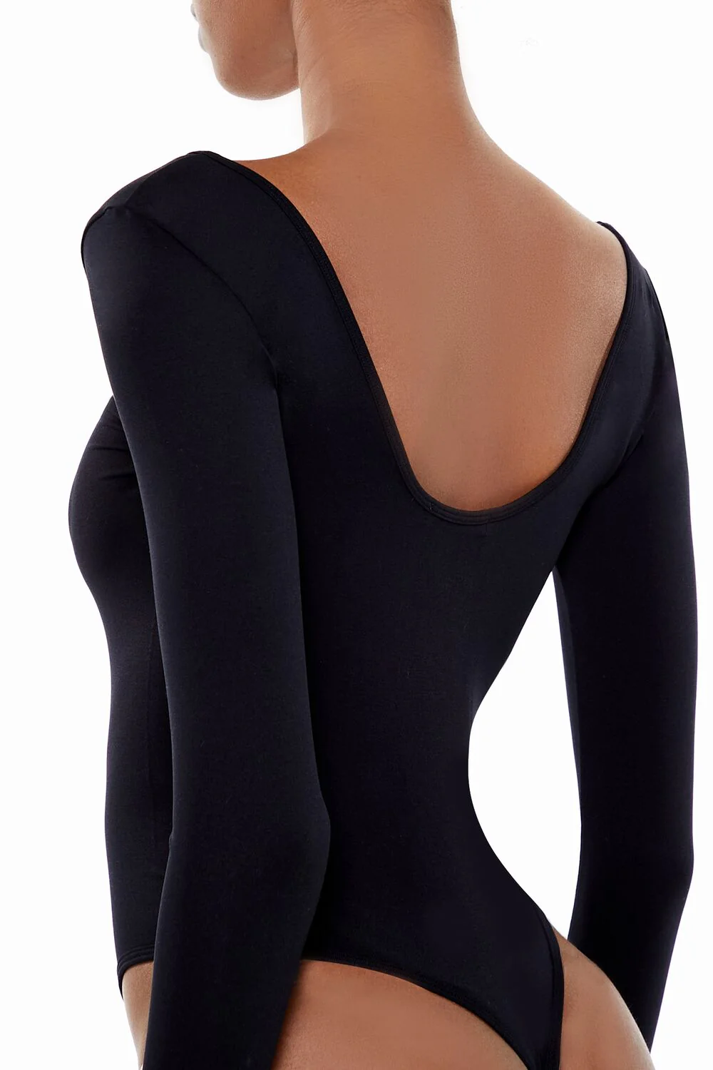 Seamless Thong V-Neck Bodysuit - Image 5
