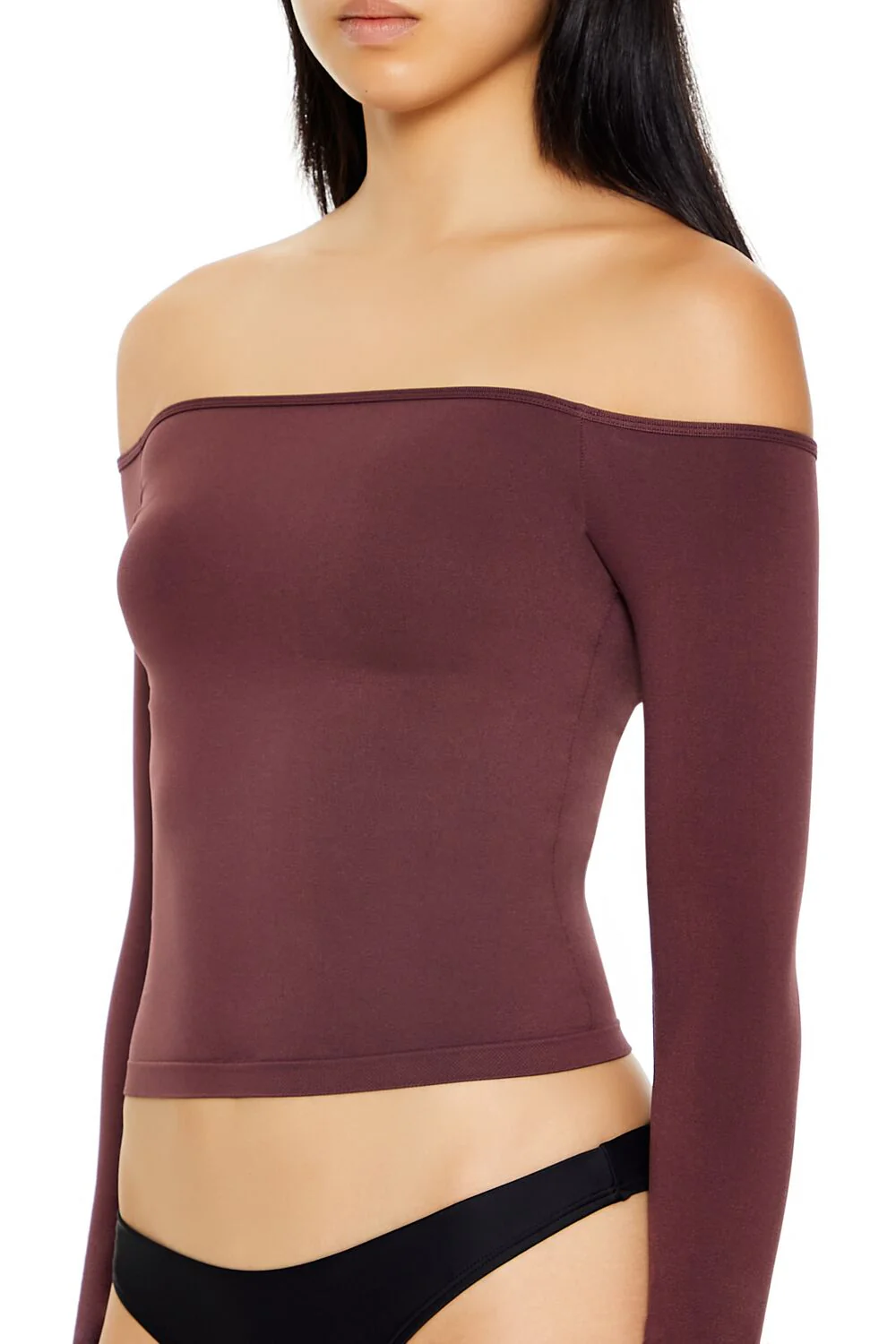 Seamless Off-the-Shoulder Top - Image 4