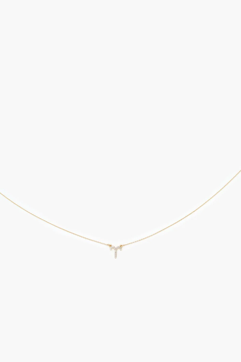 Rhinestone Zodiac Charm Necklace - Image 10