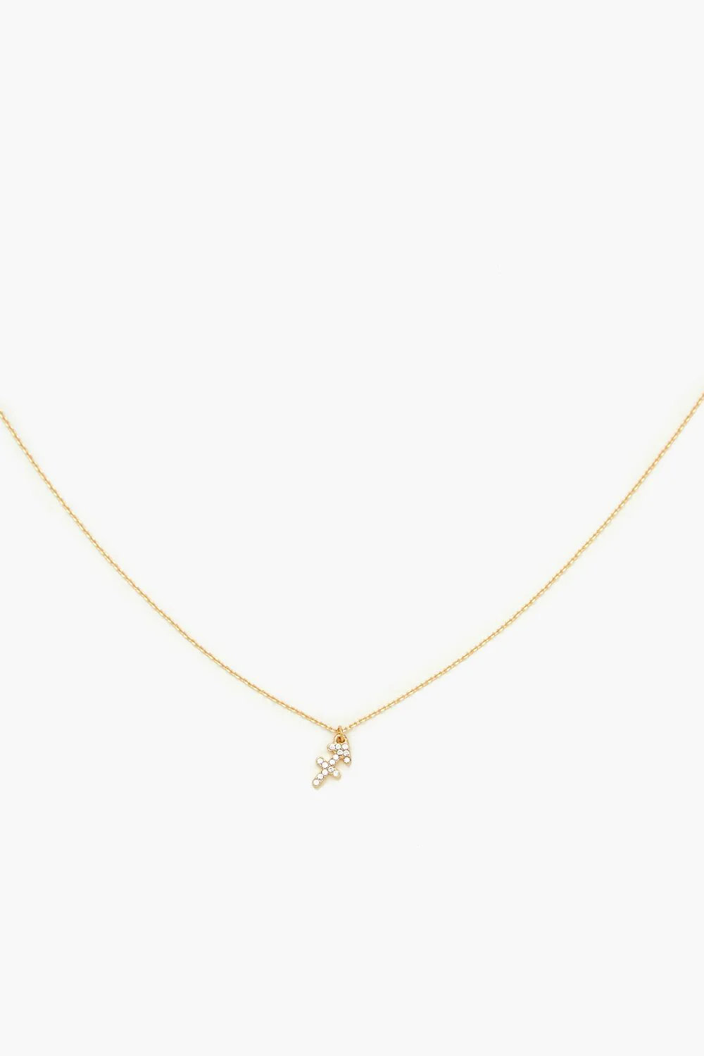 Rhinestone Zodiac Charm Necklace - Image 14