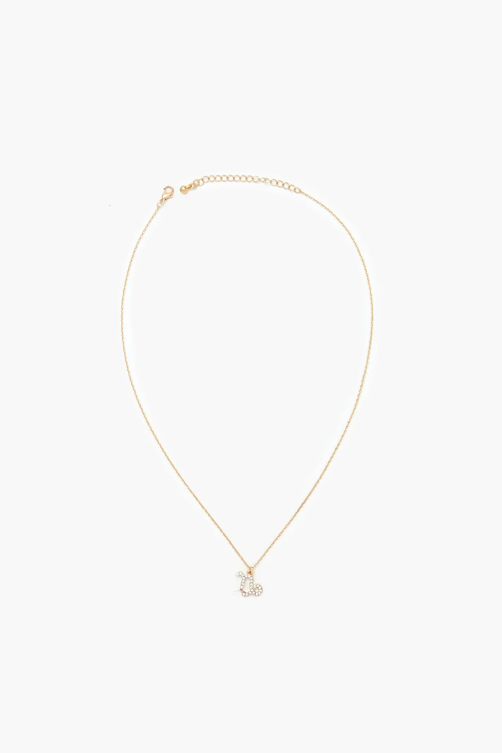 Rhinestone Zodiac Charm Necklace - Image 17