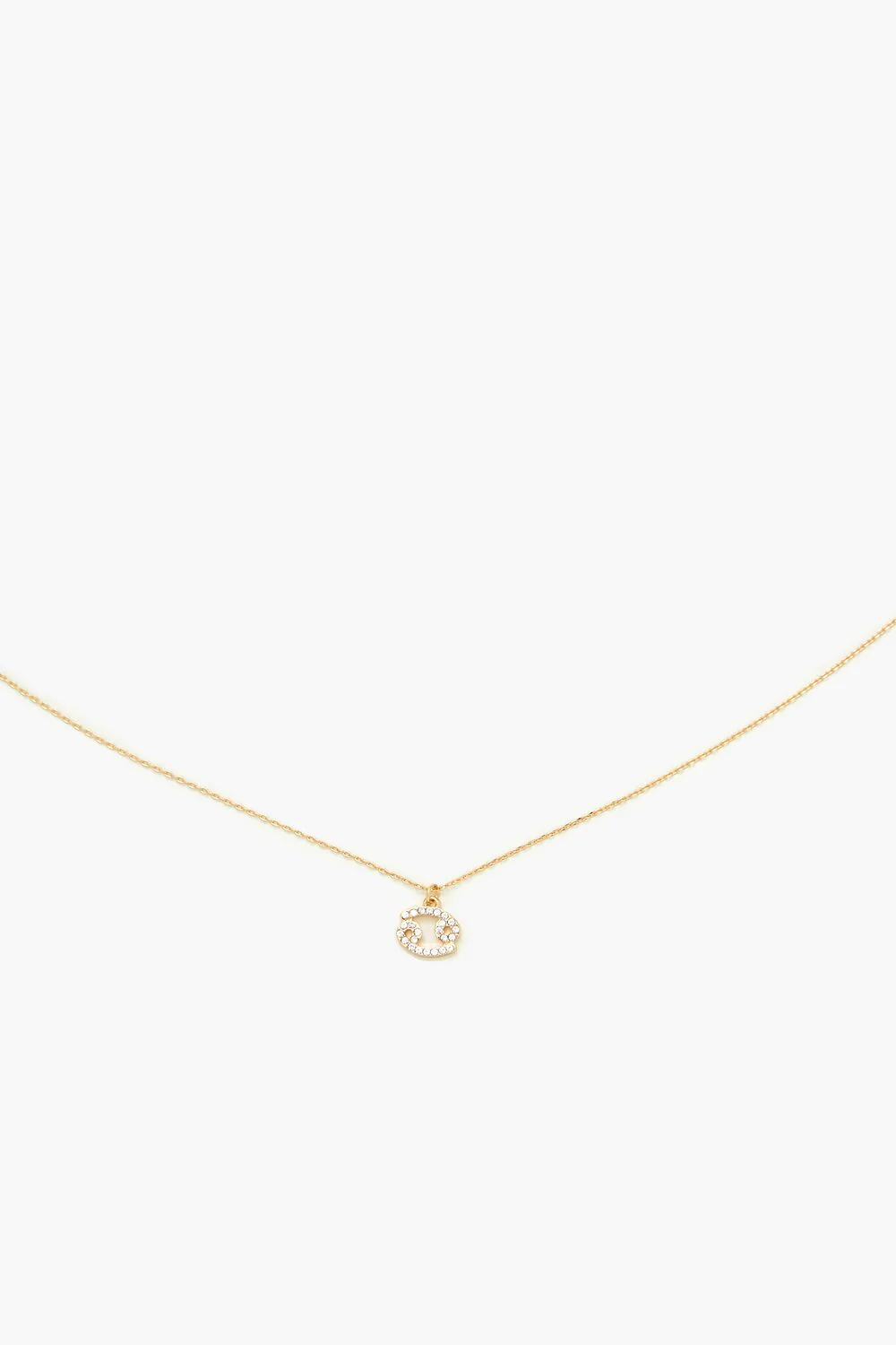 Rhinestone Zodiac Charm Necklace - Image 2