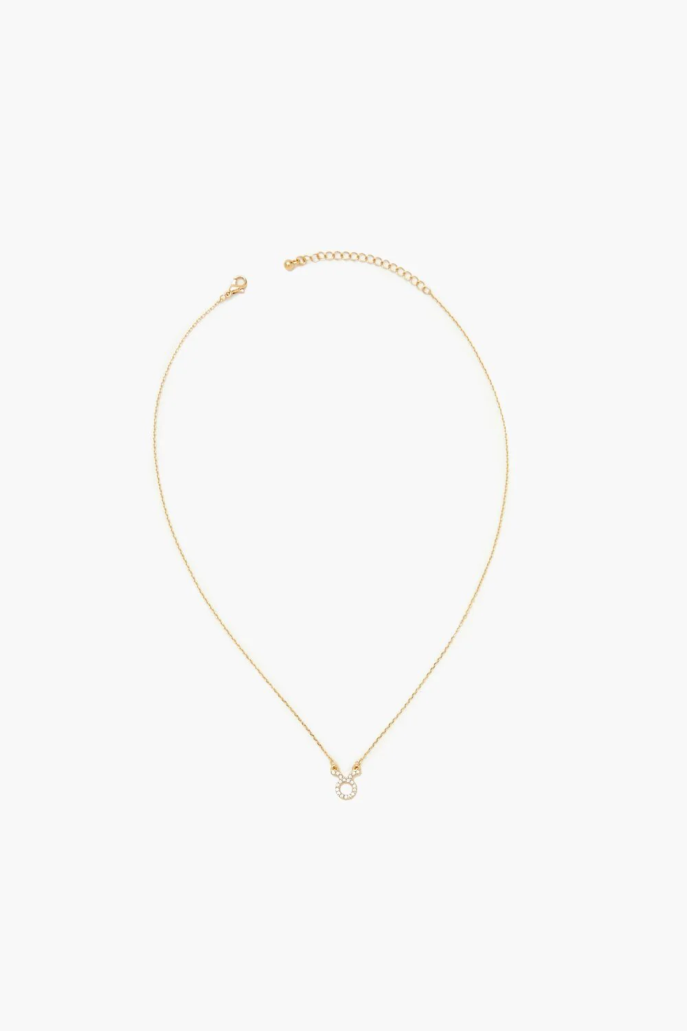 Rhinestone Zodiac Charm Necklace - Image 25