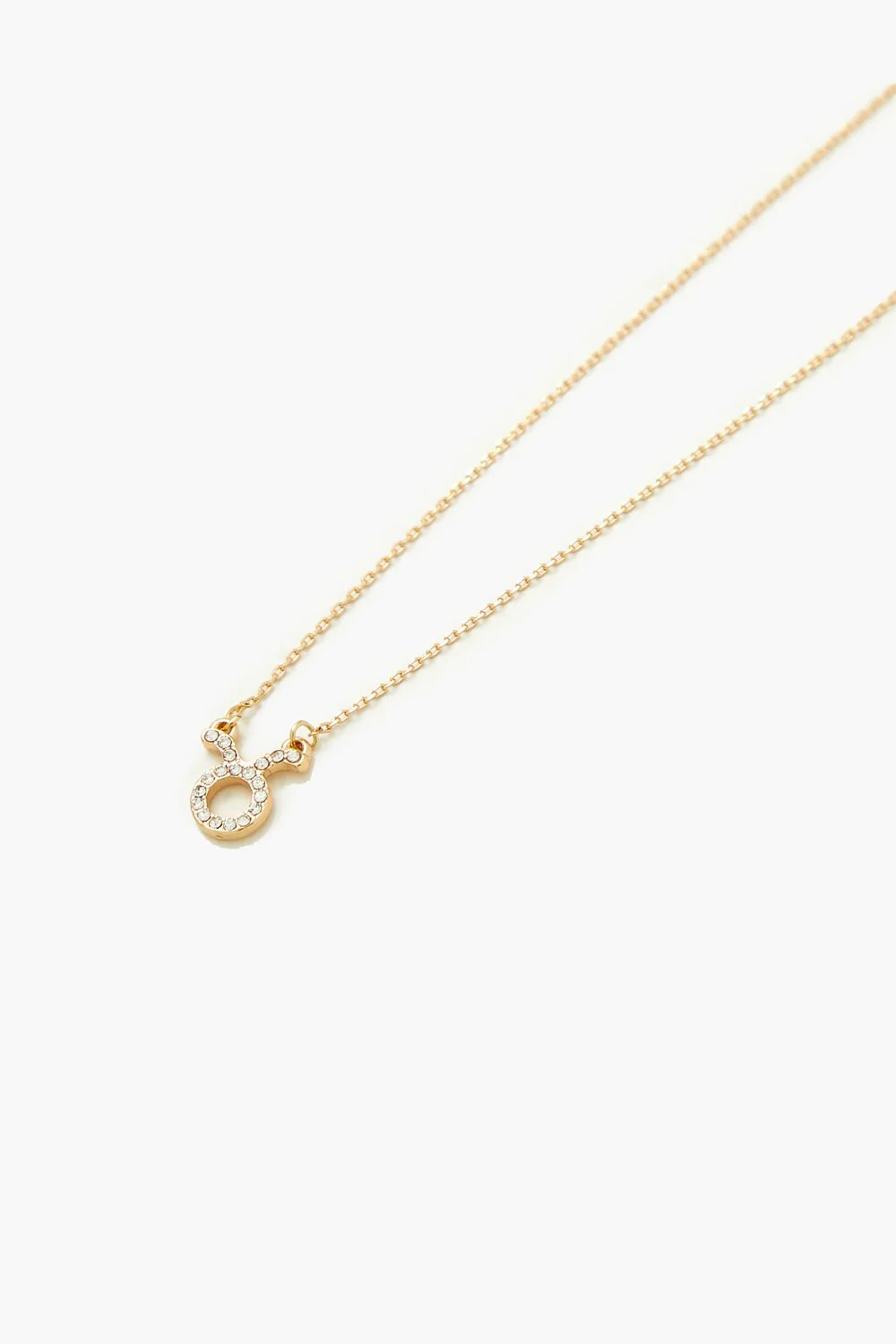 Rhinestone Zodiac Charm Necklace - Image 26