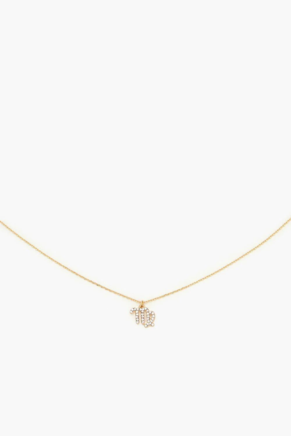 Rhinestone Zodiac Charm Necklace - Image 6