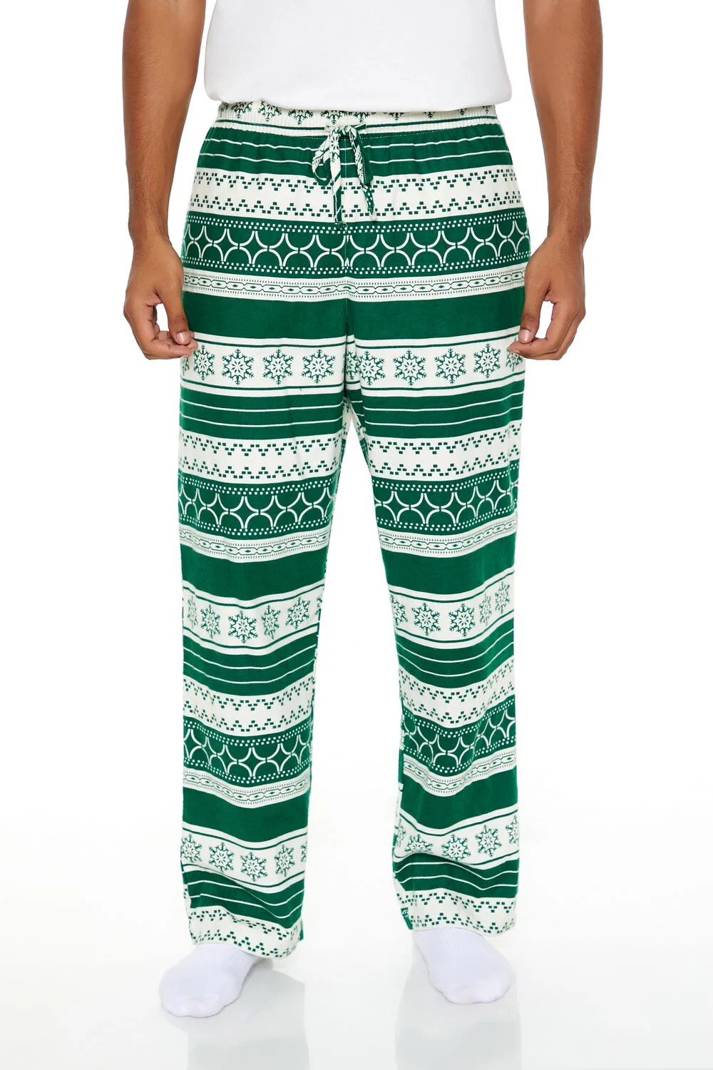 Flannel Fair Isle Pajama Pants - Image 2