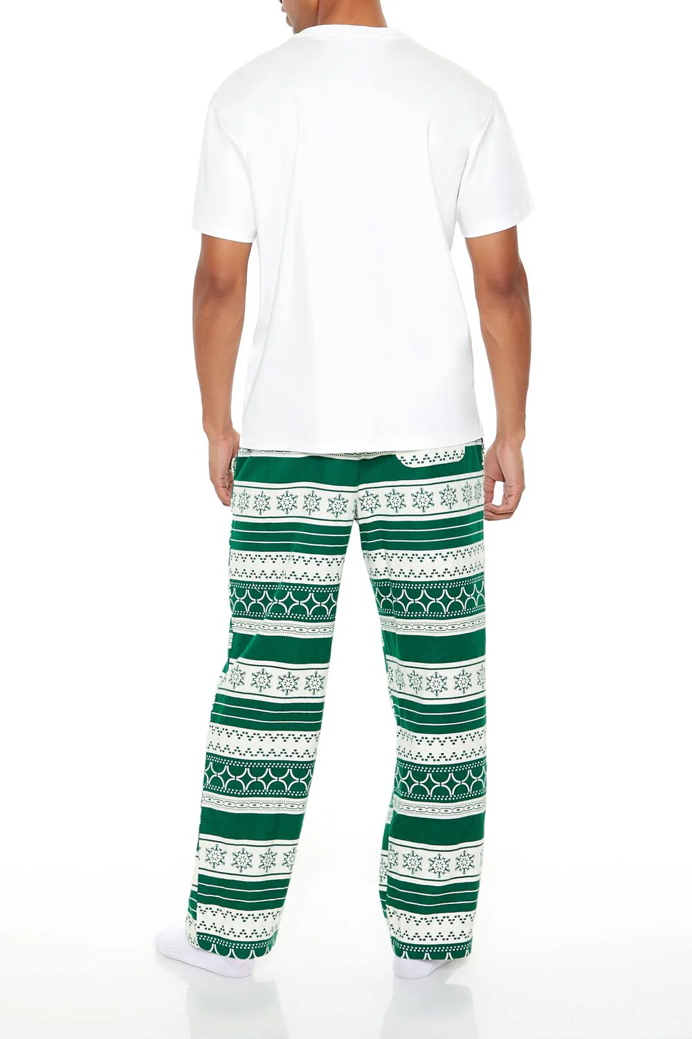 Flannel Fair Isle Pajama Pants - Image 4
