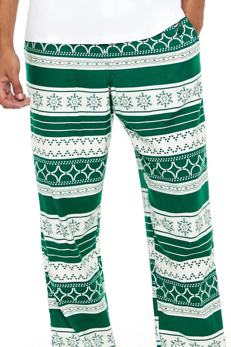 Flannel Fair Isle Pajama Pants - Image 5