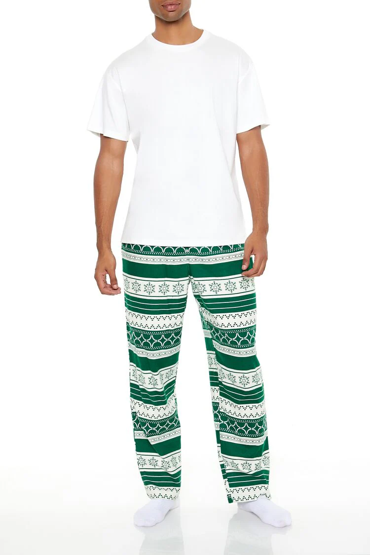 Flannel Fair Isle Pajama Pants - Image 6