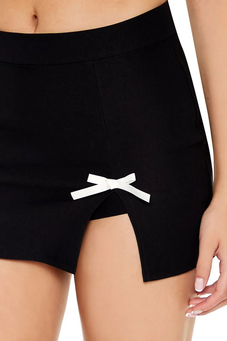 Two-Tone Bow Skort - Image 5