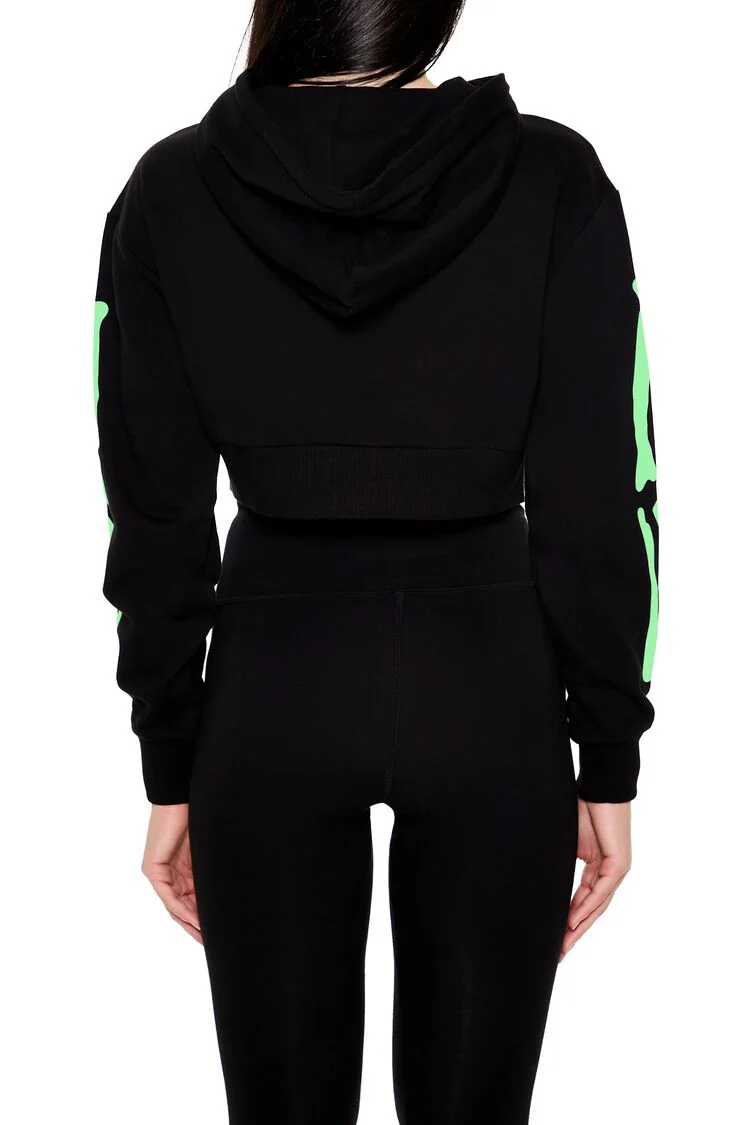 Active Glow-in-the-Dark Skeleton Hoodie - Image 4