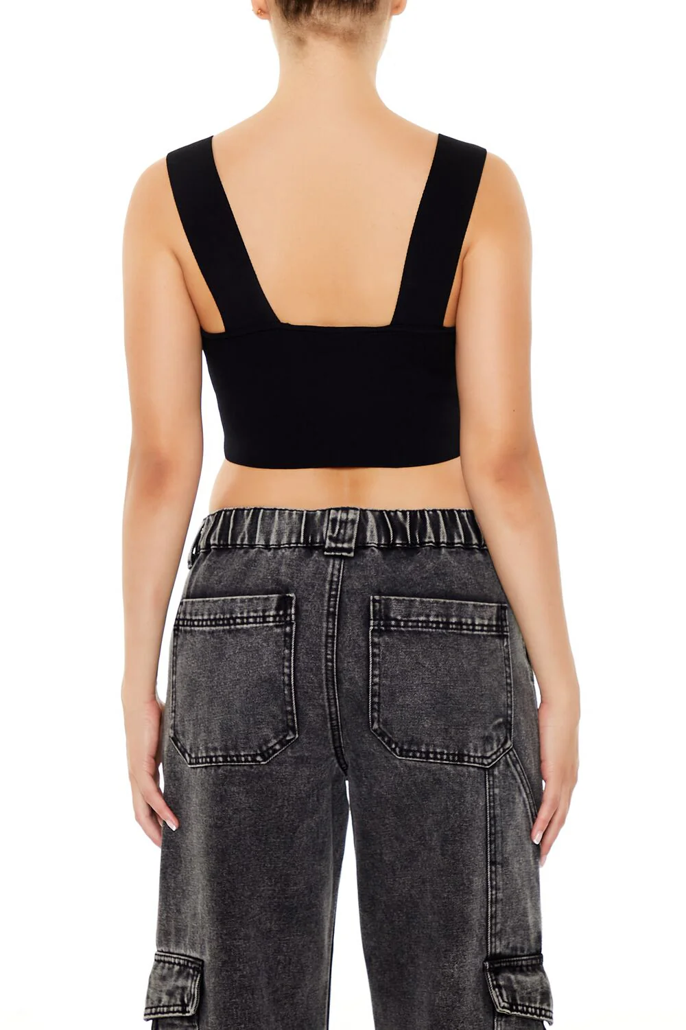 Sweater-Knit Crop Top - Image 10