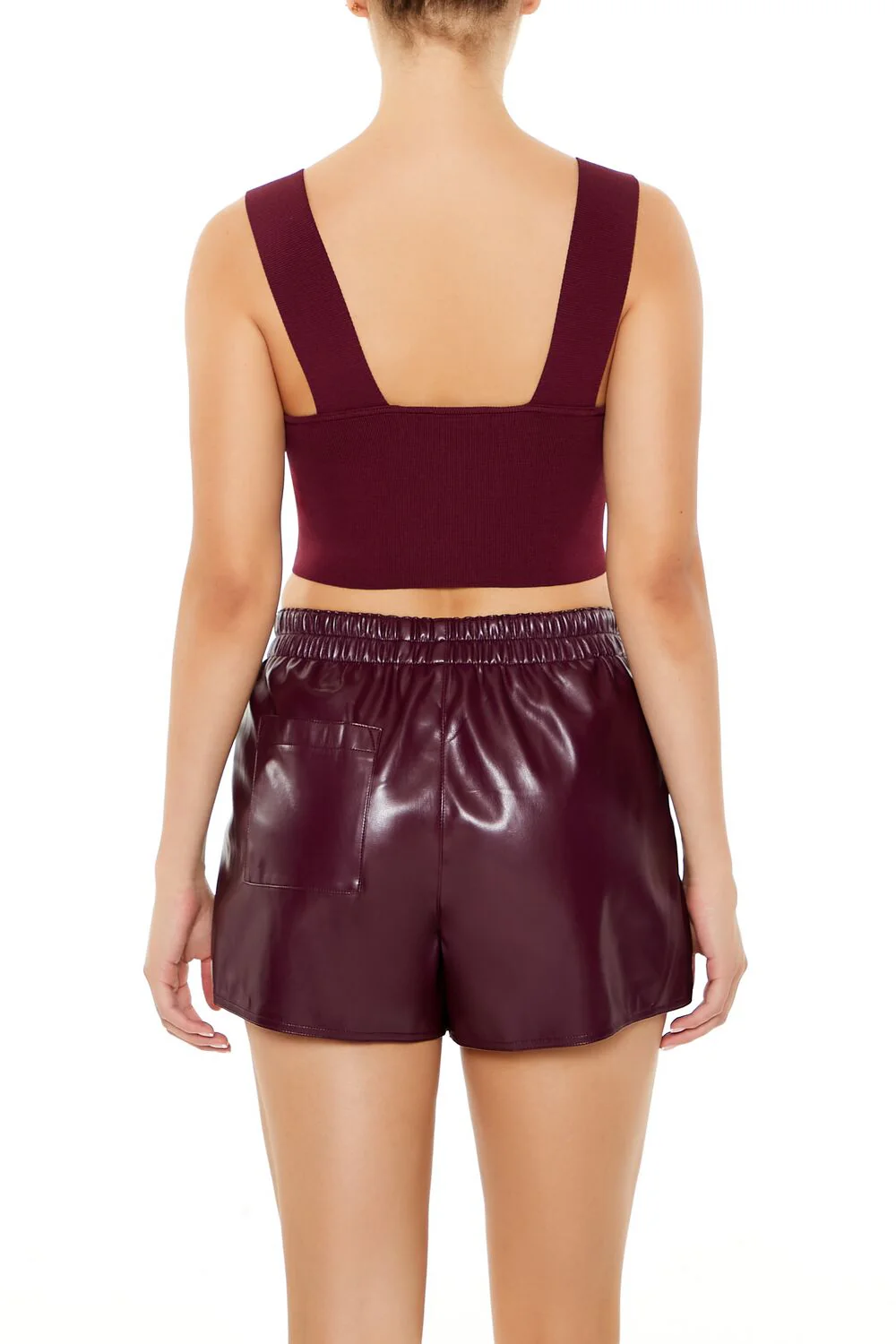 Sweater-Knit Crop Top - Image 5