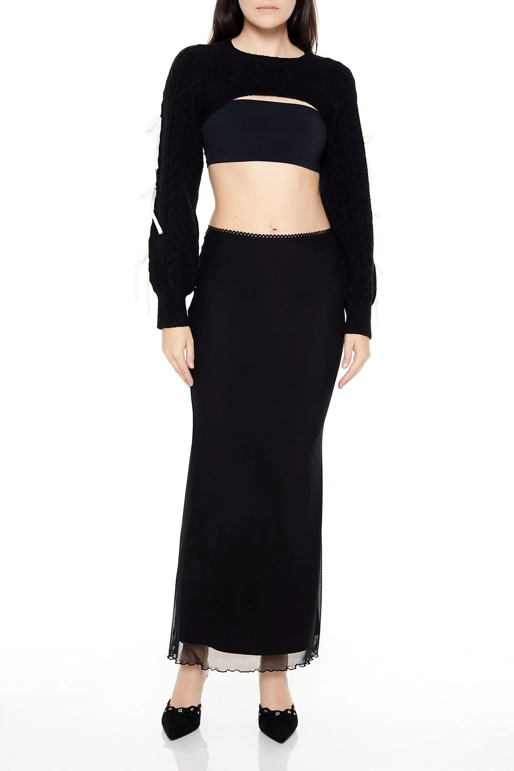 Bow Shrug Sweater - Image 2