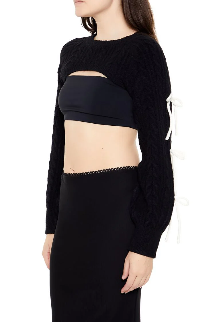 Bow Shrug Sweater - Image 4