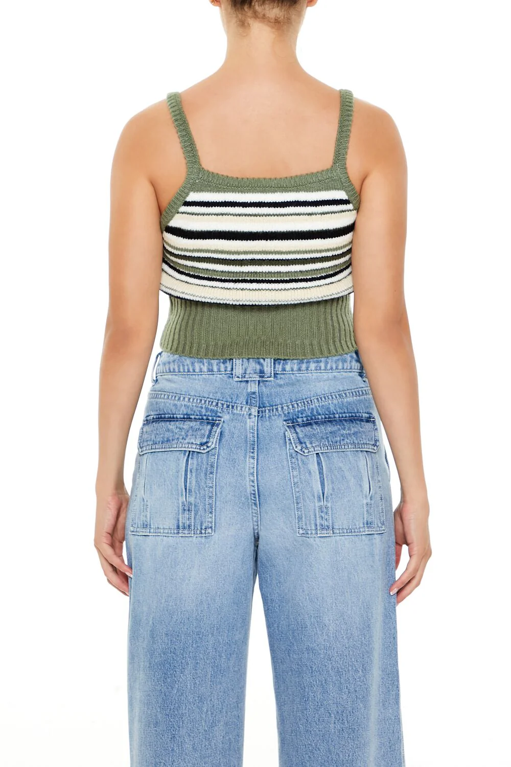 Striped Sweater-Knit Cami - Image 5