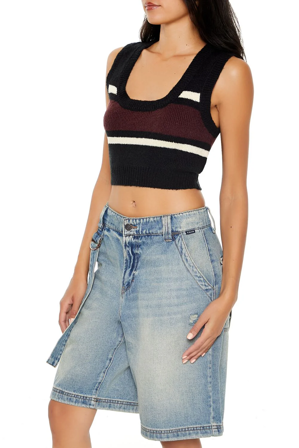 Striped Sweater Vest - Image 4