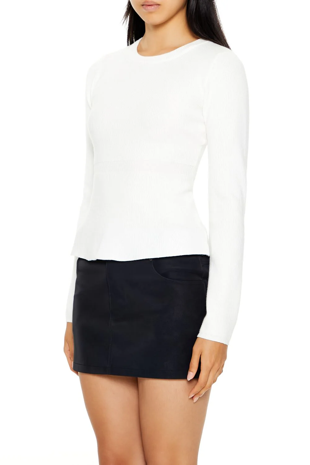 Fitted Crew Sweater - Image 4
