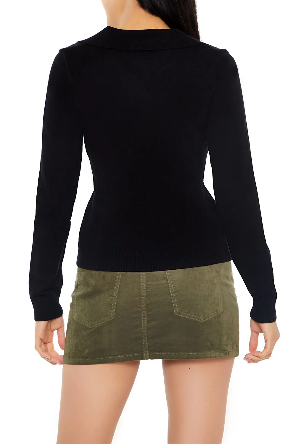 Ribbed Split-Hem Sweater - Image 5