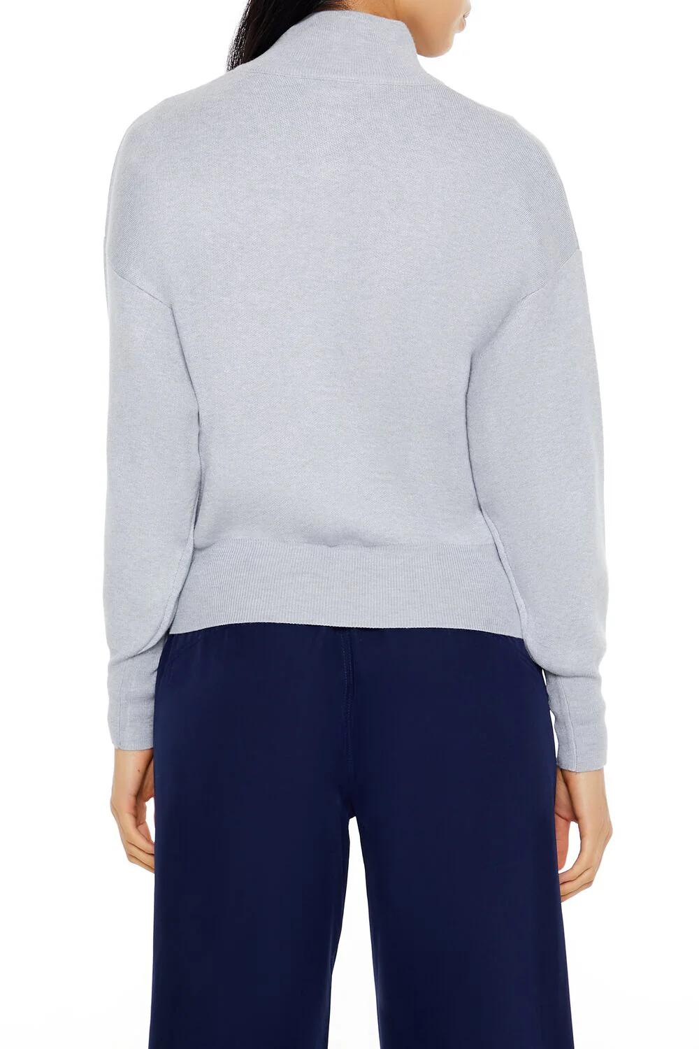 Half-Zip Funnel Neck Sweater - Image 5
