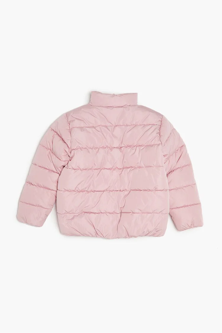 Girls Quilted Puffer Coat (Kids) - Image 2