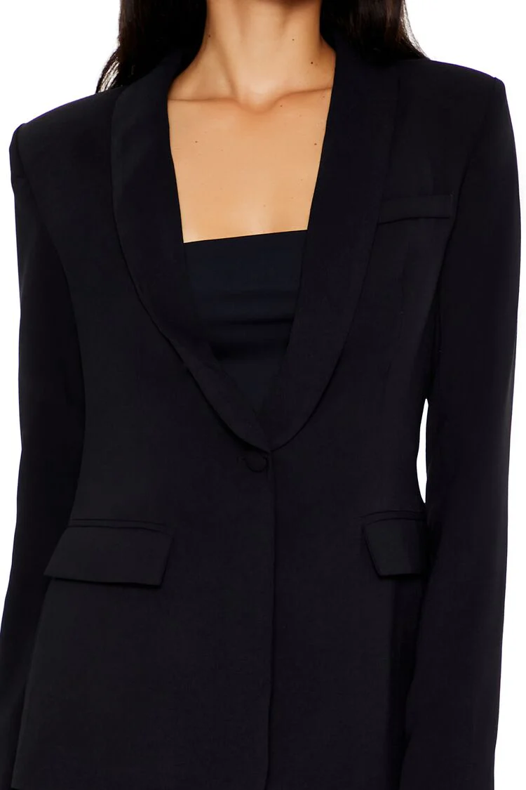 Shawl Lapel Blazer - Image 3