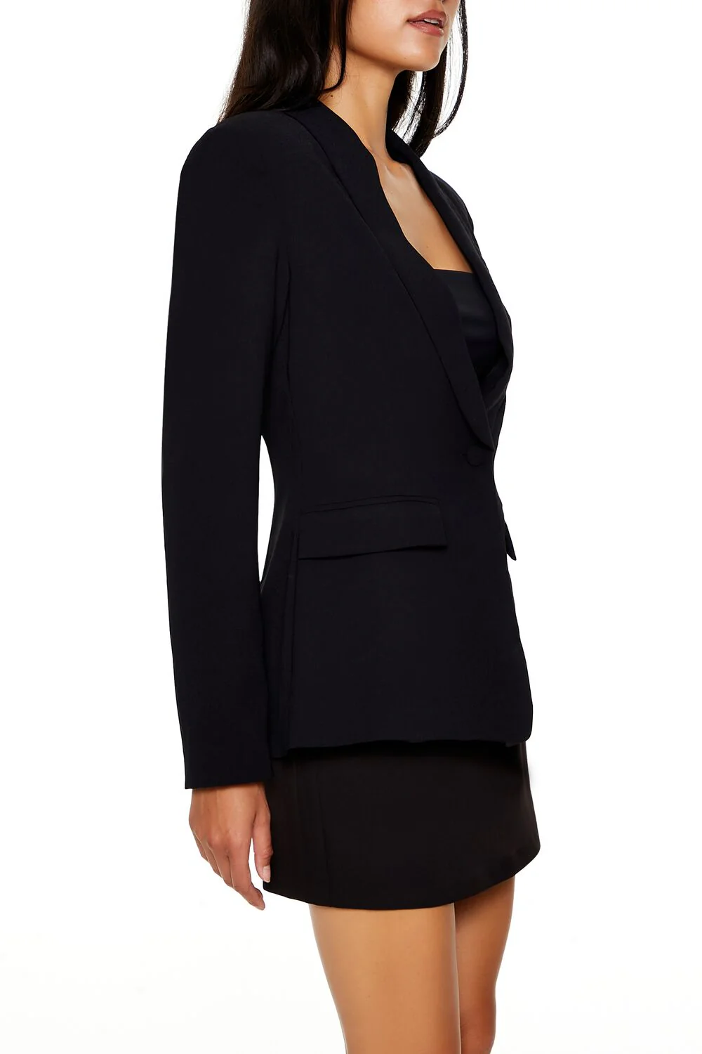 Shawl Lapel Blazer - Image 4