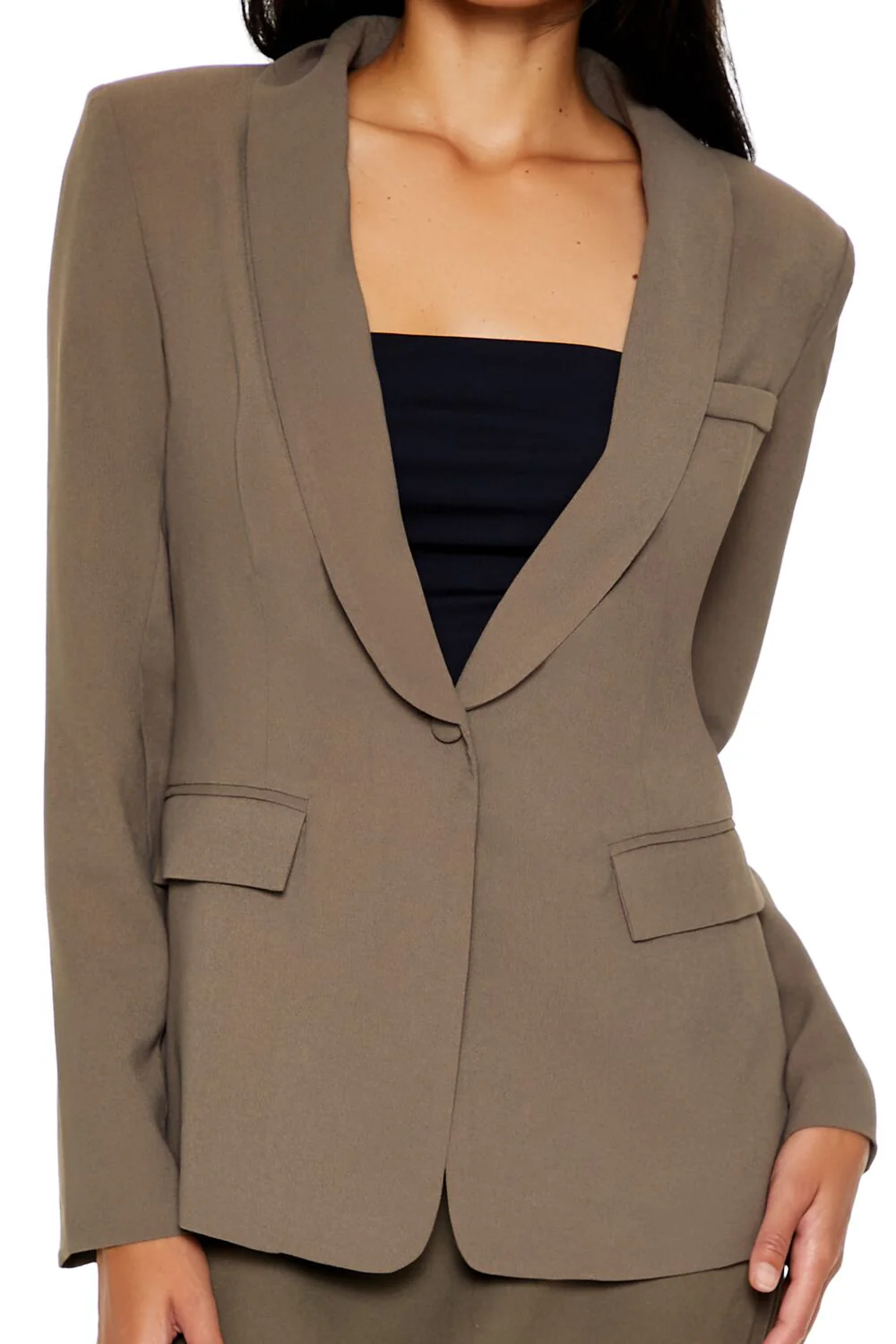 Shawl Lapel Blazer - Image 8