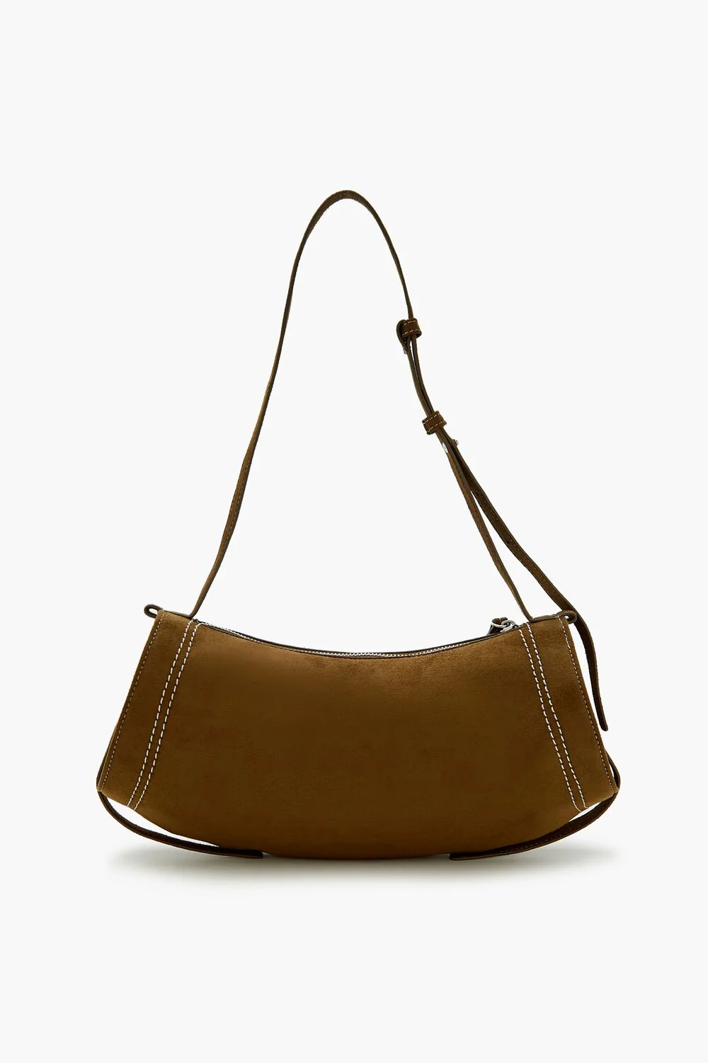 Faux Suede Barrel Bag - Image 4