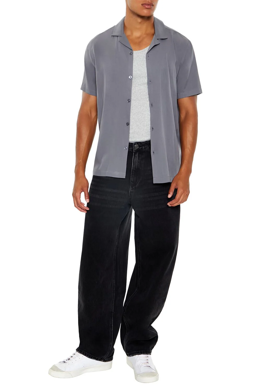 Rayon Cuban-Collar Shirt - Image 2