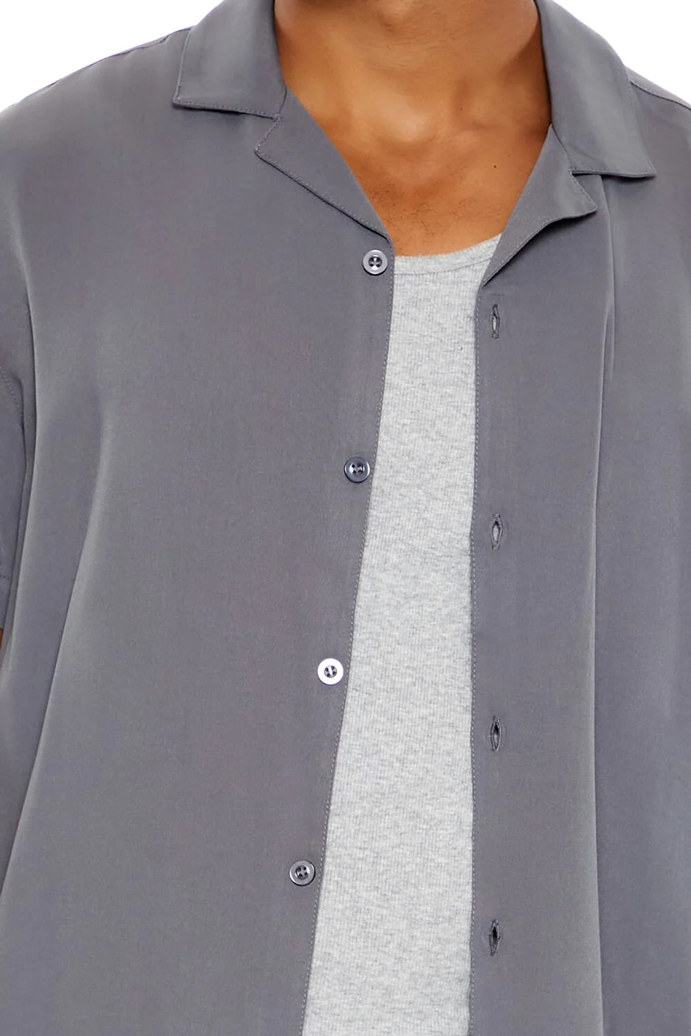 Rayon Cuban-Collar Shirt - Image 3