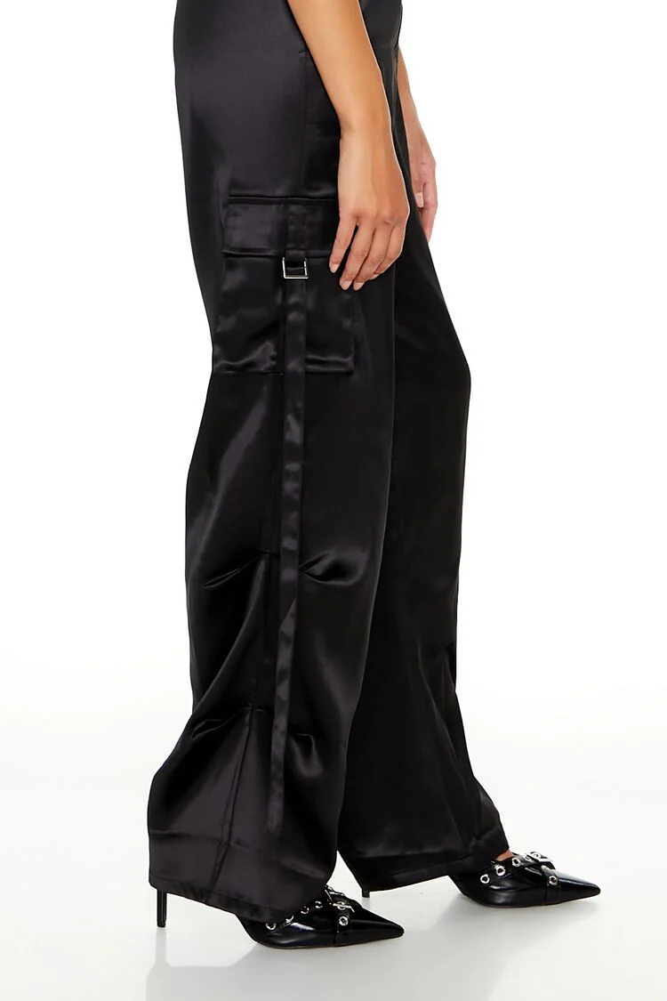 Strapless Zip-Up Cargo Jumpsuit - Image 5