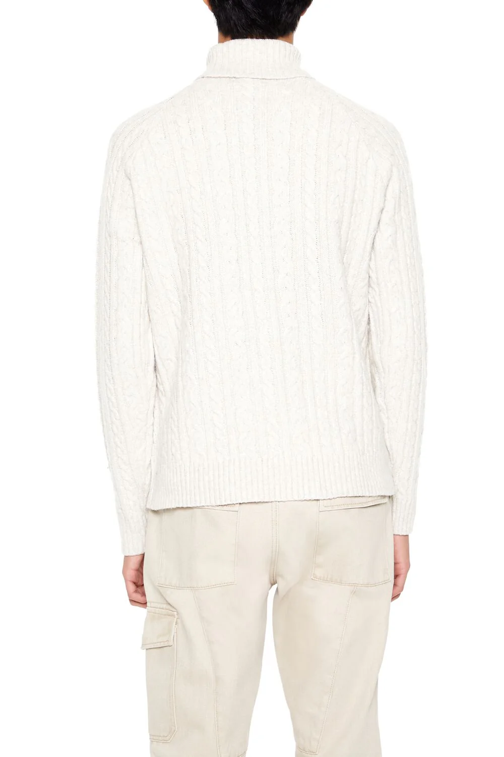 Cable Knit Turtleneck Sweater - Image 4