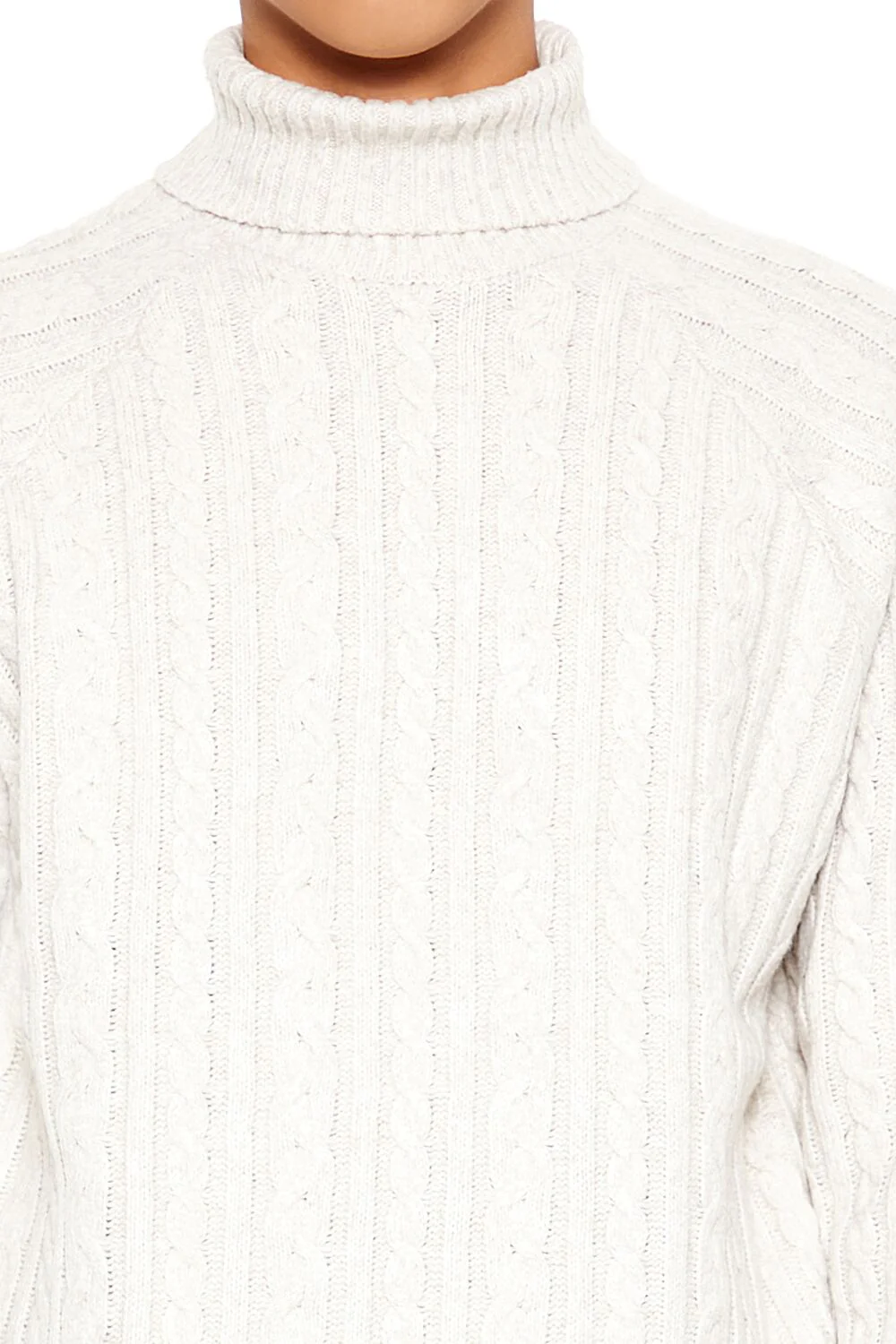 Cable Knit Turtleneck Sweater - Image 5
