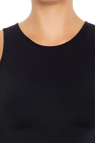Cropped Cutout Tank Top - Image 3
